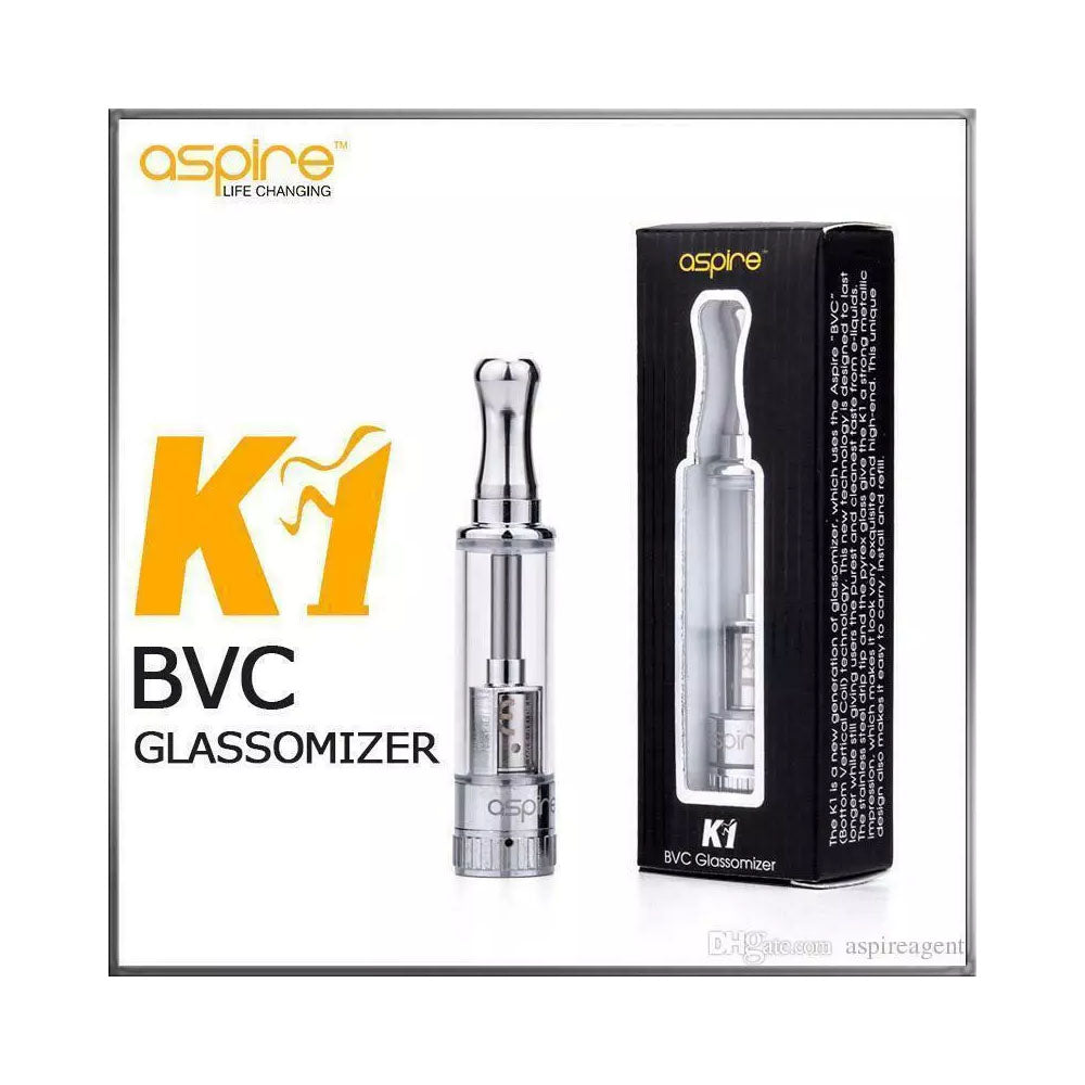 Aspire K1 Clearomiser Tank Glassomiser Atomiser Vape tank / or Replace vowwmart Aspire K1 Clearomiser Tank Glassomiser Atomiser Vape tank / or Replace vowwmart