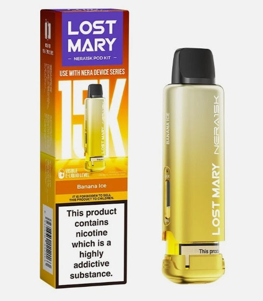Lost Mary 30k Nera 20mg Nicotine Refills Pre-filled Replacement 15000 Puffs Pods - Pack of 5