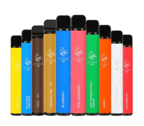 Elf V1 V2 Single Piece Vape pod devices - Elf Bars 1pc for £3.50 and 10 for £24.99-  Min Buy 2 Bars