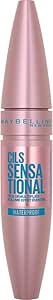 Maybelline New York - Mascara Volume Waterproof - Cils Sensational - Noir - 9.4 ml