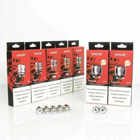 SMOK ALIEN 220W TC Vape Mod Kit with TFV8 Baby 2ml Tank | TFV8 Baby Coils (5pcs)