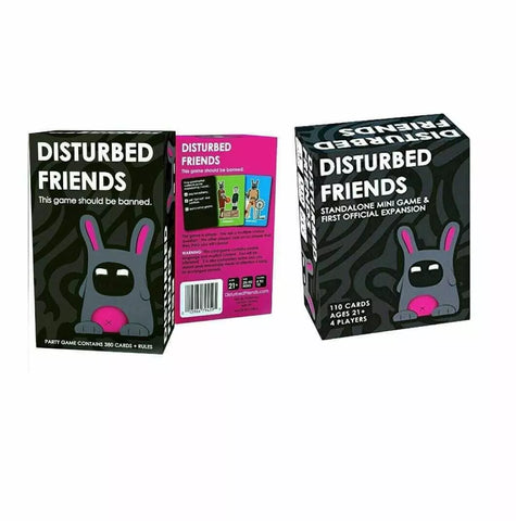 Disturbed Friends Board Game The Party Game Should be Banned Family Card Games 380 or 110 cards
