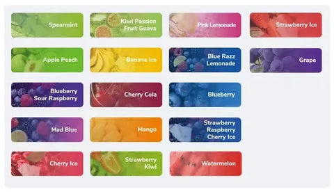 ELF BAR 600Puffs Reusable Rechargeable Vape Bars 20mg Pod Kit 2% Nic Salt All Flavours