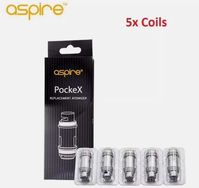 ASPIRE POCKEX COILS Replacement 0.6 Ohm Coil Heads, Pocket X AIO Coils