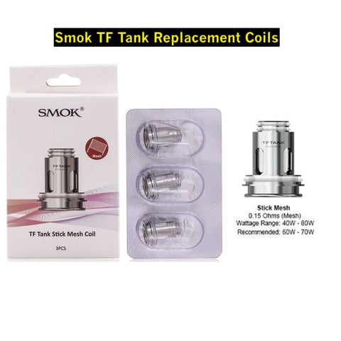SMOK MORPH 219 TF Mesh 30MM topfil Subohm XL tank OR TF Mesh Coils (3pcs) *SALE*