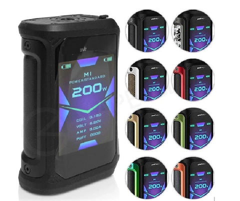 GeekVape 200W Aegis X Vape Ecigarette Mod IP67 Water and Dust Proof with OLED Powered by 2 external 18650 Batteries (sold separately)
