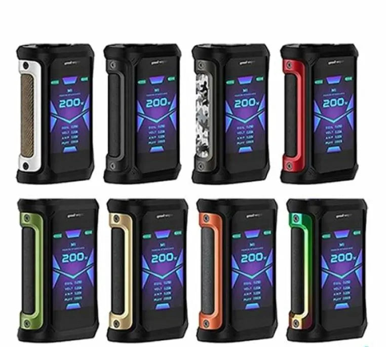 GeekVape 200W Aegis X Vape Ecigarette Mod IP67 Water and Dust Proof with OLED Powered by 2 external 18650 Batteries (sold separately)