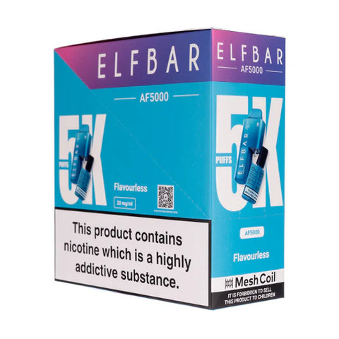 Elf Bar AF 5000 Rechargeable Vape E-Cig Legal 5000 Puffs TPD 5pcs Deal