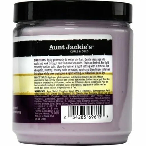 Aunt Jackie's Curl La La Defining Curl Custard With Shea Butter Olive Oil