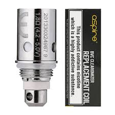 ASPIRE K2 Replacement Clearomizer Atomizer Tank | OR BVC 1.8ohm Coils Pack