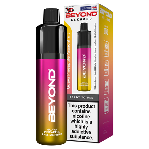 IVG BEYOND Vape Prefilled RECHARGEABLE Pod Kit 20mg Nic Salt - 5pcs for 20£ | Min buy 2pcs