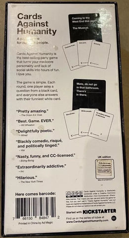 Cards Against Humanity (Version 2.0) Cards Against Humanity Gift Game Cards UK