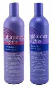 Clairol Shimmer Lights Shampoo & Conditioner For Blonde & Silver Coarse Colour