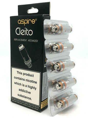 Aspire Cleito Exo E-cigarette Vape Atomizer MTL DTL Subohm 2ml Tank or Coils Pack