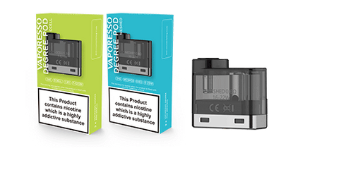 Vaporesso Degree Vape 950mAh 5-30W Pod Kit with OLED Mesh cCell Pods UK