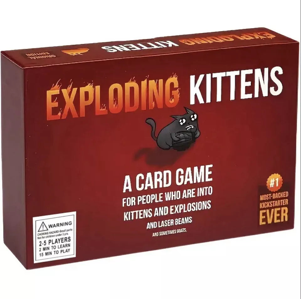 Exploding Kittens - Card Games | Family Party Games | Age 7+ | 2 to 5 Players