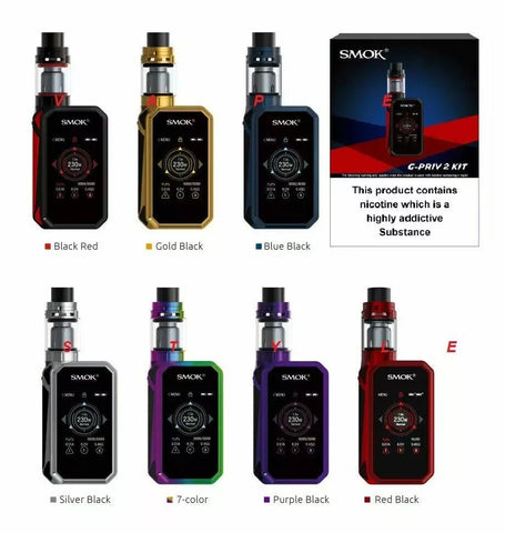 SMOK G-Priv II Smok GPriv 2 Vape 230W Ecig MOD Subohm Thick Clouds Kit