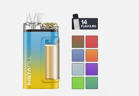 Instafill 3500 Vape pod bar - MHRA 10ml Refill Vape Pod Tpd Kit 3500 Puffs 20mg