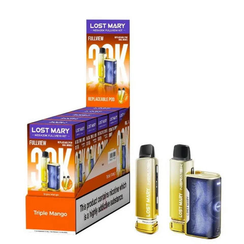 Lost Mary 30k Nera 30000 Puffs 20mg Nicotine Ecig rechargeable Vape - Pack of 5