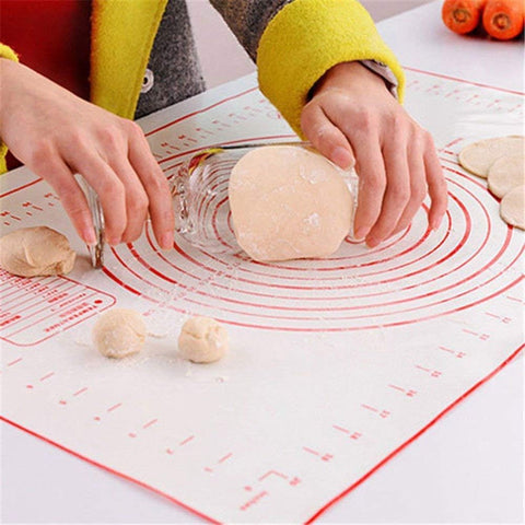 Baking Kneading Pastry NonStick Food Grade Silicone Dough Rolling Mat 60x40 CM