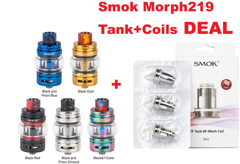 SMOK MORPH 219 TF Mesh 30MM topfil Subohm XL tank OR TF Mesh Coils (3pcs) *SALE*