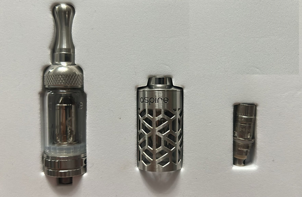 ASPIRE NAUTILUS MINI TANK with Steel Sleeve and Extra Nautilus coil 2ml Vape tank