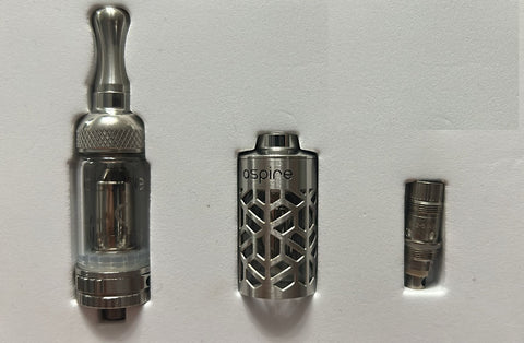 ASPIRE NAUTILUS MINI TANK with Steel Sleeve and Extra Nautilus coil 2ml Vape tank