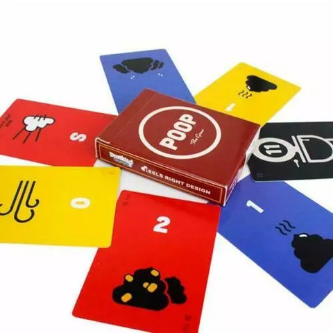 Poop Card Game Board Games Kids Teens Adult Friendly Party Card Game Toy Gifts