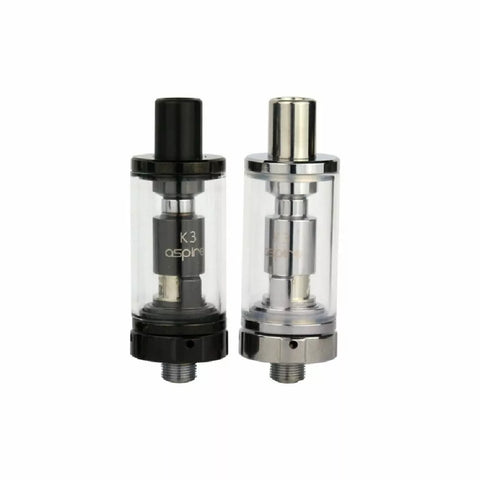 Aspire k3 clearomizer atomizer ecig vape pen MTL tank 2ml OR 5 Nautilus coils pack