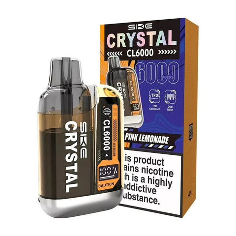SKE Crystal CL6000 Prefilled Pod Vape 20mg TPD Kit | All Flavours | Min BUY 2pcs