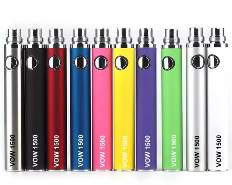 2x VOW Upgraded Vape Pen Ego 510 thread Ecigarette Batteries + Charger