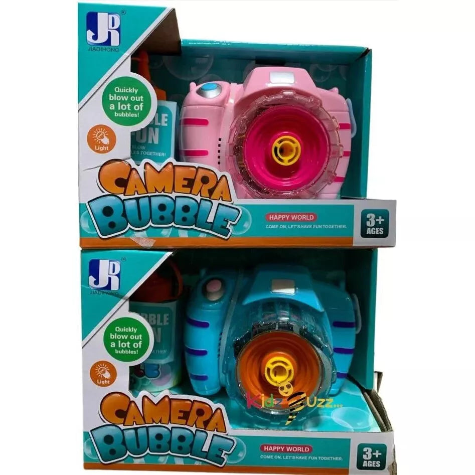 Camera Bubble maker Machine Kids Camera Shaped Indoor Outdoor Fun Party Gift TOY