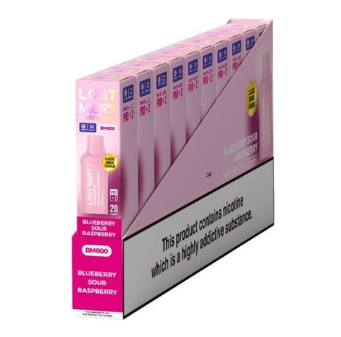 Lost Mary BM600 Prefilled Pods REFILL PODS ONLY 20mg | Pack Of 10 (20pods) DEAL