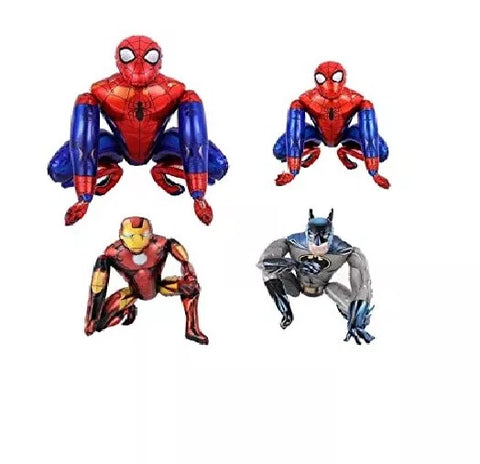 Self Stand 3d Superhero Foil Large Balloon |5pcs balloon set | Birthday banners