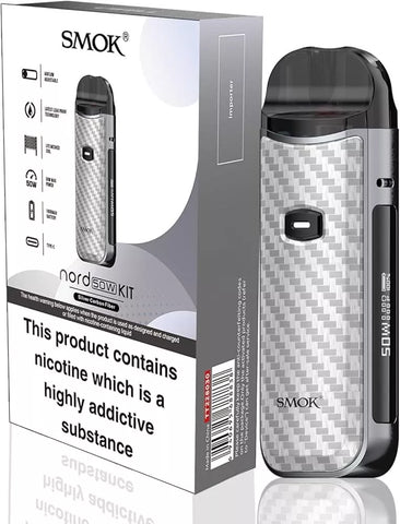 Smok® Nord 50w E-Cigarette Vape Pod 1800mAh MTL DTL Vape Pod Kit or replacement pods