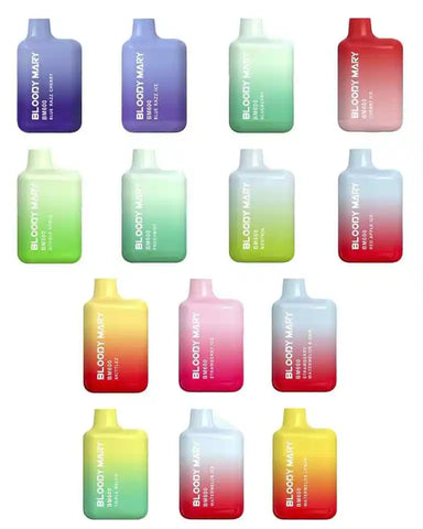 BLOODY MARY BM600 Vape Bar TPD 20mg Nic Salt - 10pcs for 20£ Cheapes Deal