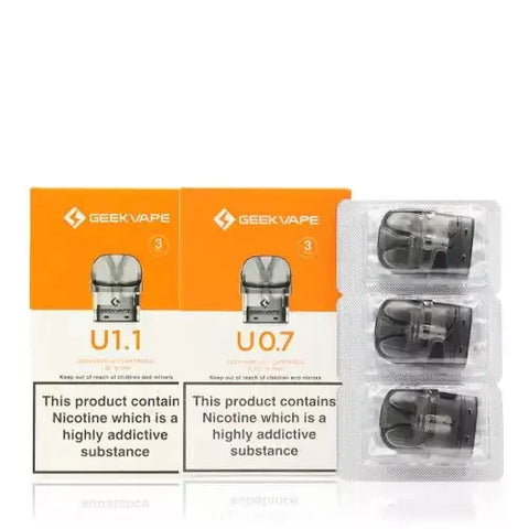 GEEKVAPE SONDER U Pod Vape 1000 mAh 20W Kit OR Spare Pods Cartridges Only