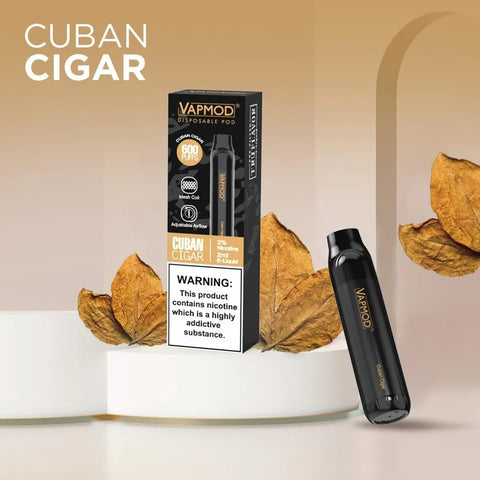 10x VAPMOD 600 PUFF 2% VAPE Pod Bars TPD MESHED COIL Adjustable AIRFLOW