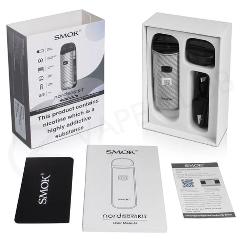 Smok® Nord 50w E-Cigarette Vape Pod 1800mAh MTL DTL Vape Pod Kit or replacement pods