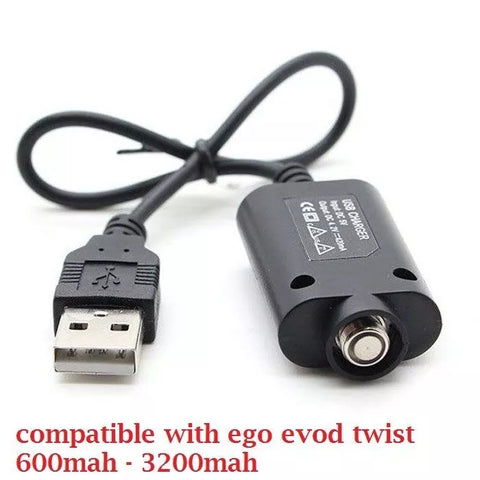 USB CHARGER FOR CE4 CE5 CE6 EGO EVOD E CIG PEN VAPE SHISHA VAPORISER BATTERIES