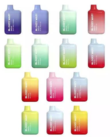 BLOODY MARY BM600 Vape Bar TPD 20mg Nic Salt - 10pcs for 20£ Cheapes Deal