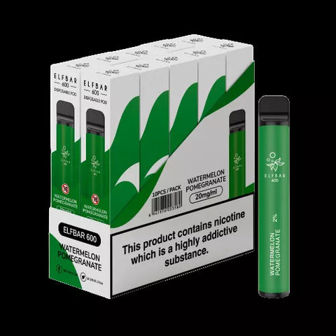 10x ELF Bar V1 V2 Elfa Pro Lost Mary BM QM600 Vape POD BARs 2ml 2% Nic Salt Ecigs