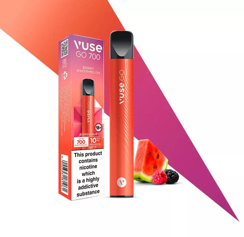 VUSE GO 700 OR VUSE 1000 VAPE BARS 10mg / 20mg TASTY FLAVOURS - POD SALT Kit (10pcs)