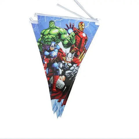 Self Stand 3d Superhero Foil Large Balloon |5pcs balloon set | Birthday banners