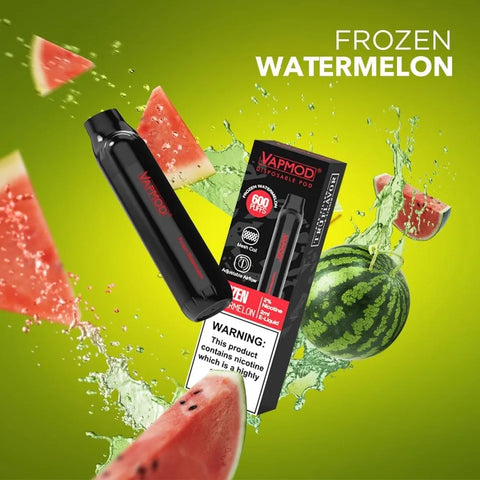 10x VAPMOD 600 PUFF 2% VAPE Pod Bars TPD MESHED COIL Adjustable AIRFLOW