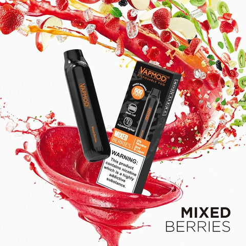 10x VAPMOD 600 PUFF 2% VAPE Pod Bars TPD MESHED COIL Adjustable AIRFLOW