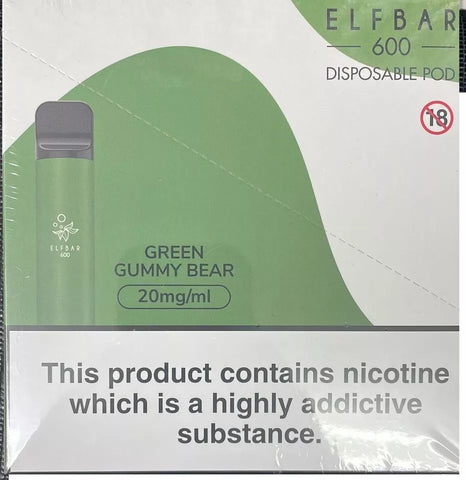 10x ELF Bar V1 V2 Elfa Pro Lost Mary BM QM600 Vape POD BARs 2ml 2% Nic Salt Ecigs