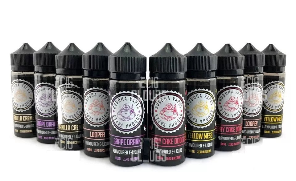 Buddha E Liquid 100ml/120ml | Fruity Vape Flavours | 80/20 VG/PG | 0mg All range