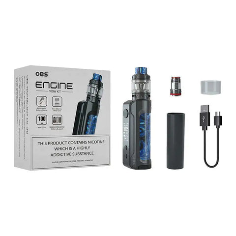 OBS ENGINE Vape Ecig Airflow 100W subohm Kit | Type-C Charge