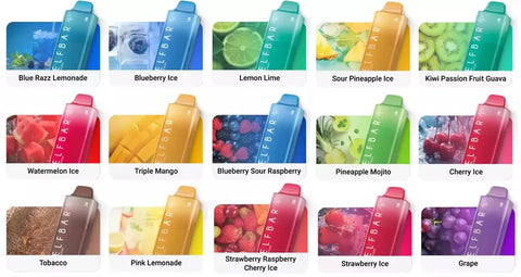 Elf Bar AF 5000 Rechargeable Vape E-Cig Legal 5000 Puffs TPD 5pcs Deal